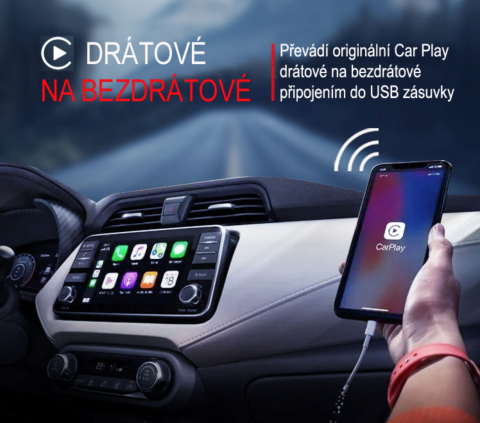 Jak připojit k autu bezdrátový CarPlay nebo Android auto