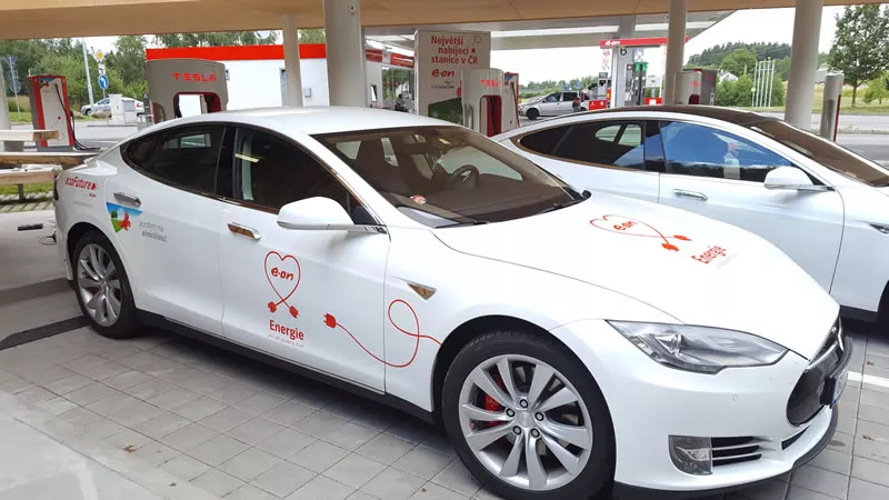 Supercharger Tesla v ČR